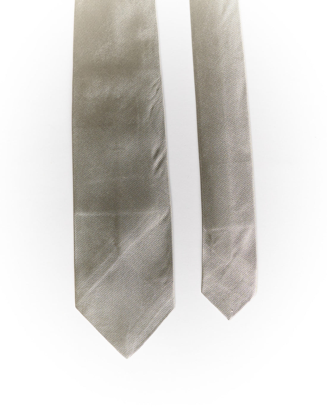 Polo Ralph Lauren Grey Hand Made Silk Tie