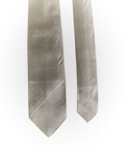 Polo Ralph Lauren Grey Hand Made Silk Tie