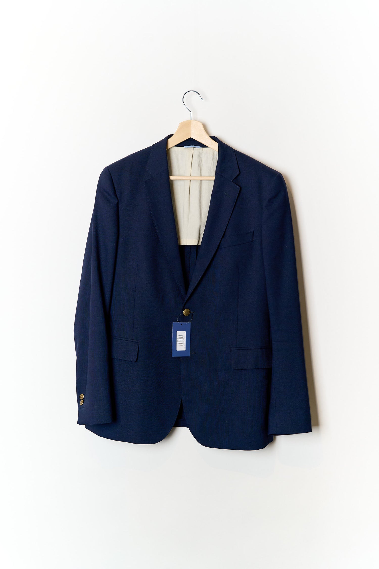 Gant Navy Gold Button Wool Club Blazer