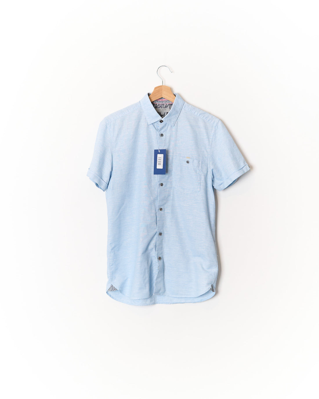 Ted Baker Light Blue Short Sleeve Shirt