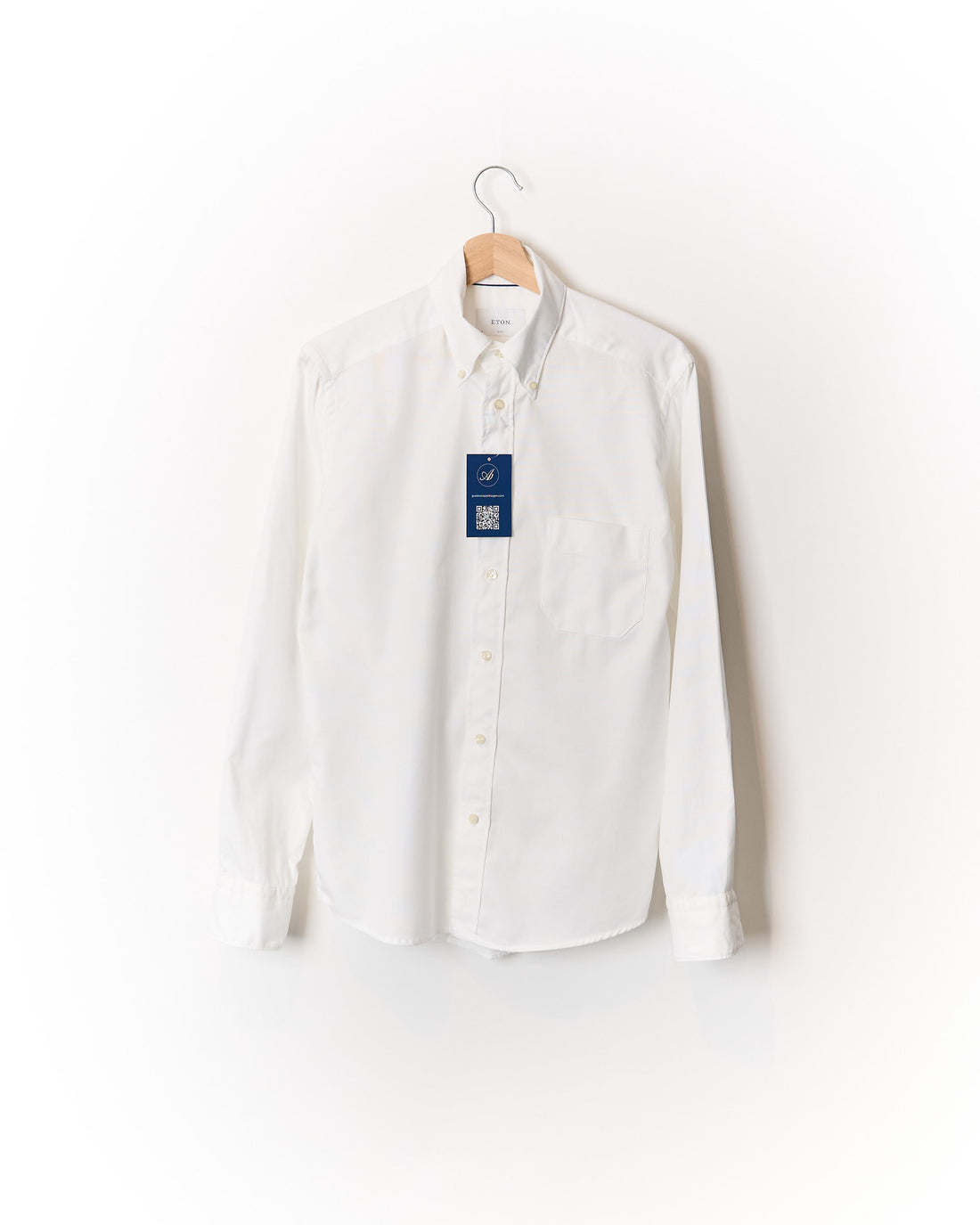 Eton White Slim Cotton Shirt