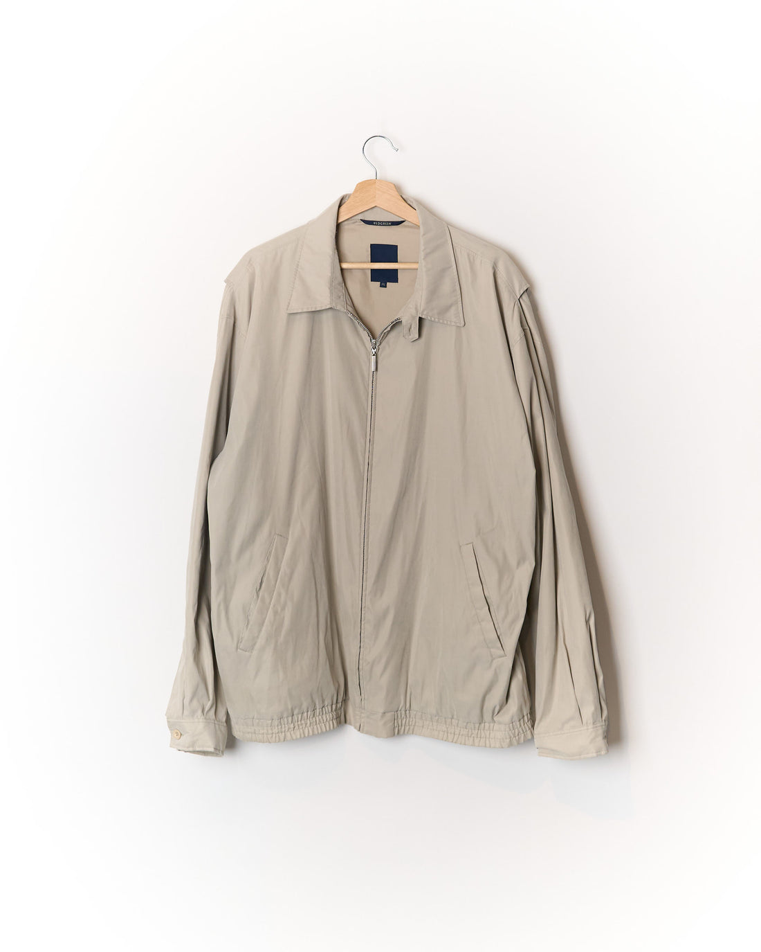 Redgreen Beige Windbreaker Zip Jacket