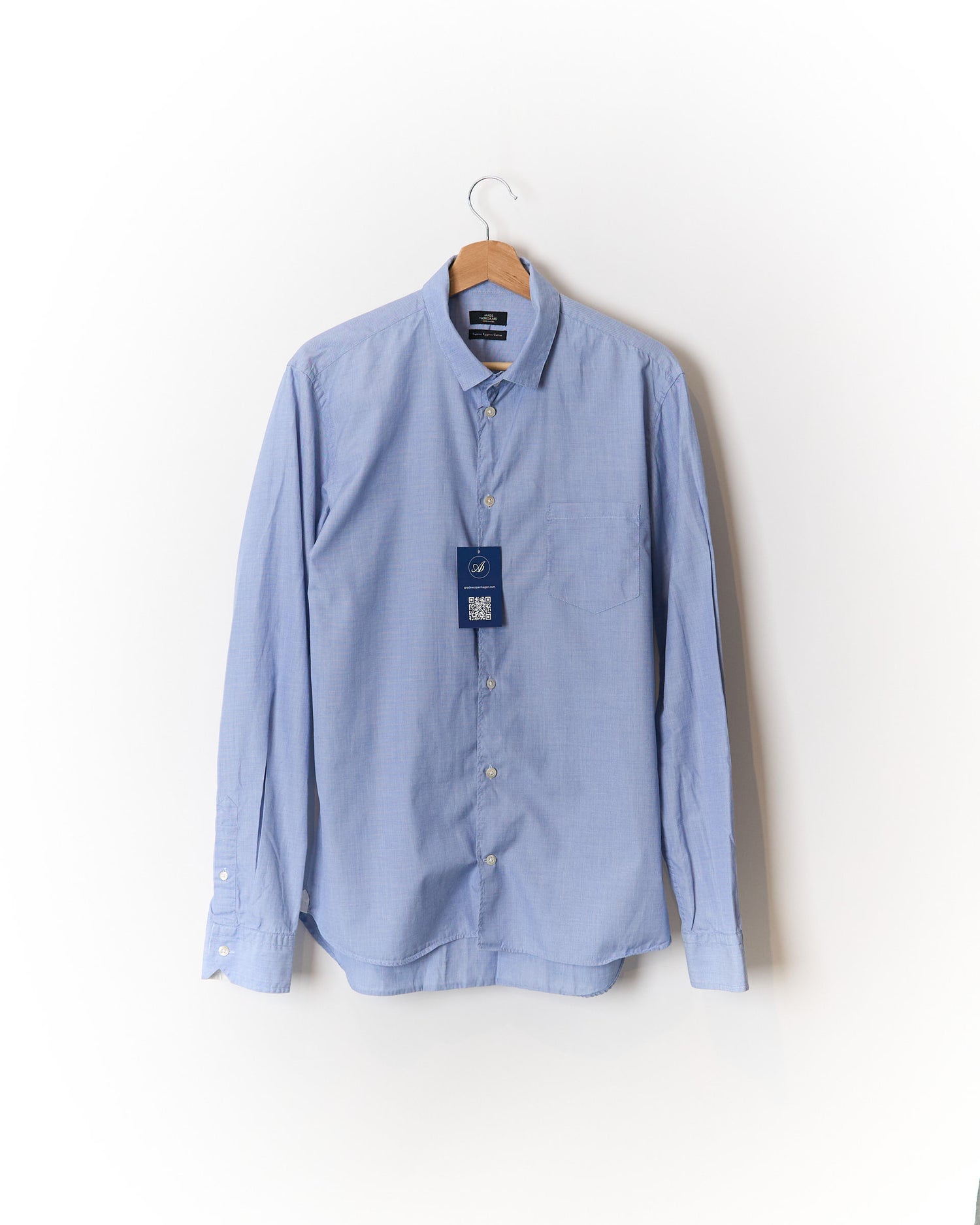 Mads Nørgaard Light Blue Cotton Shirt