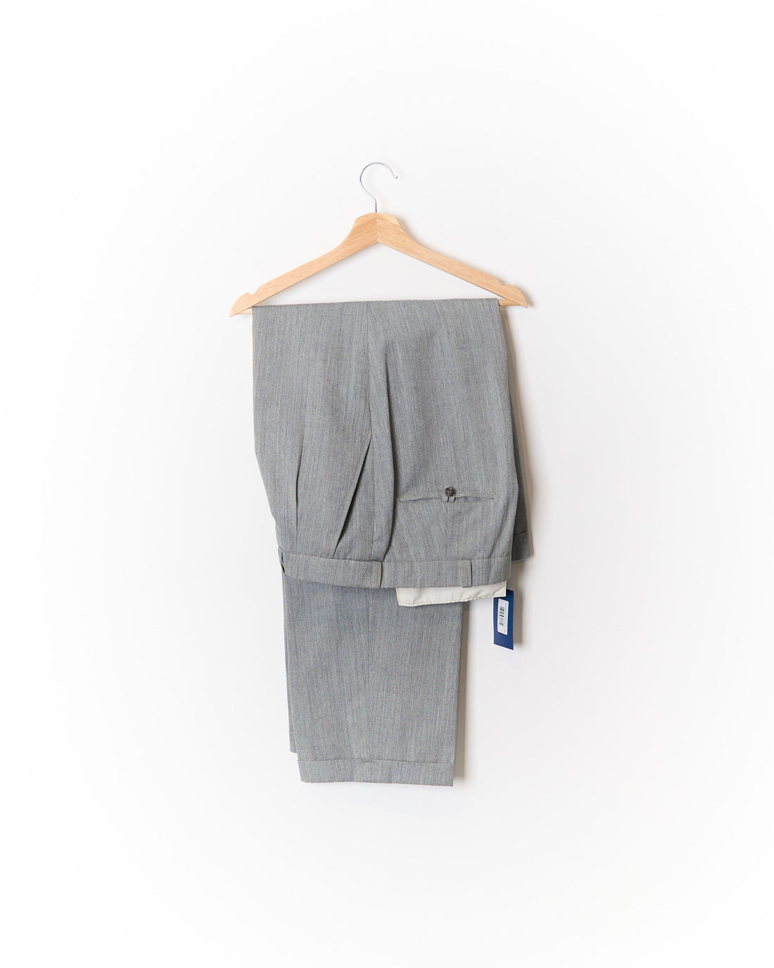 Light Grey Straight Leg Dress Pant