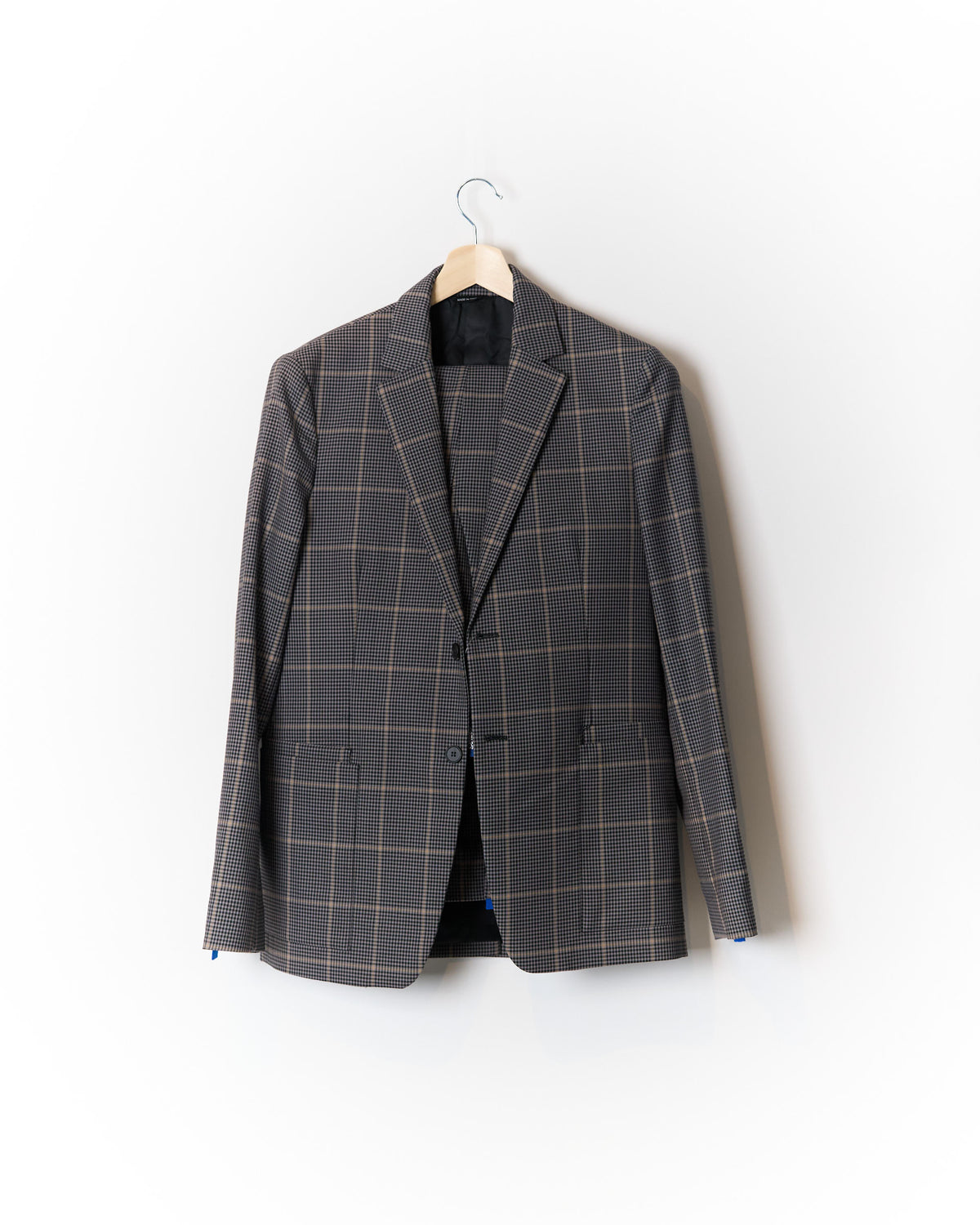 OAMC Grey Checked Virgin Wool Suit