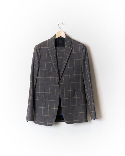 OAMC Grey Checked Virgin Wool Suit