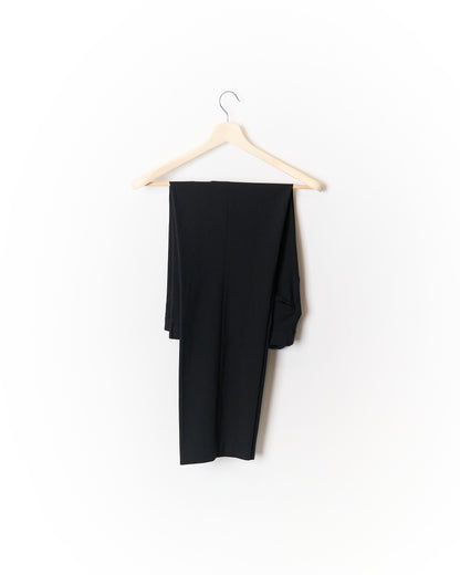Riley Black Anzug aus Wolle mit geradem Bein