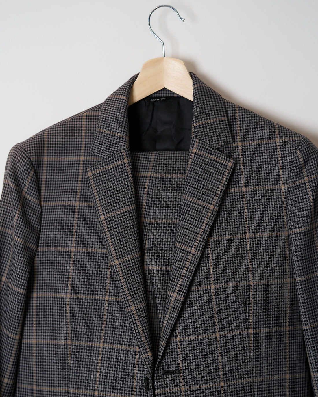 OAMC Grey Checked Virgin Wool Suit