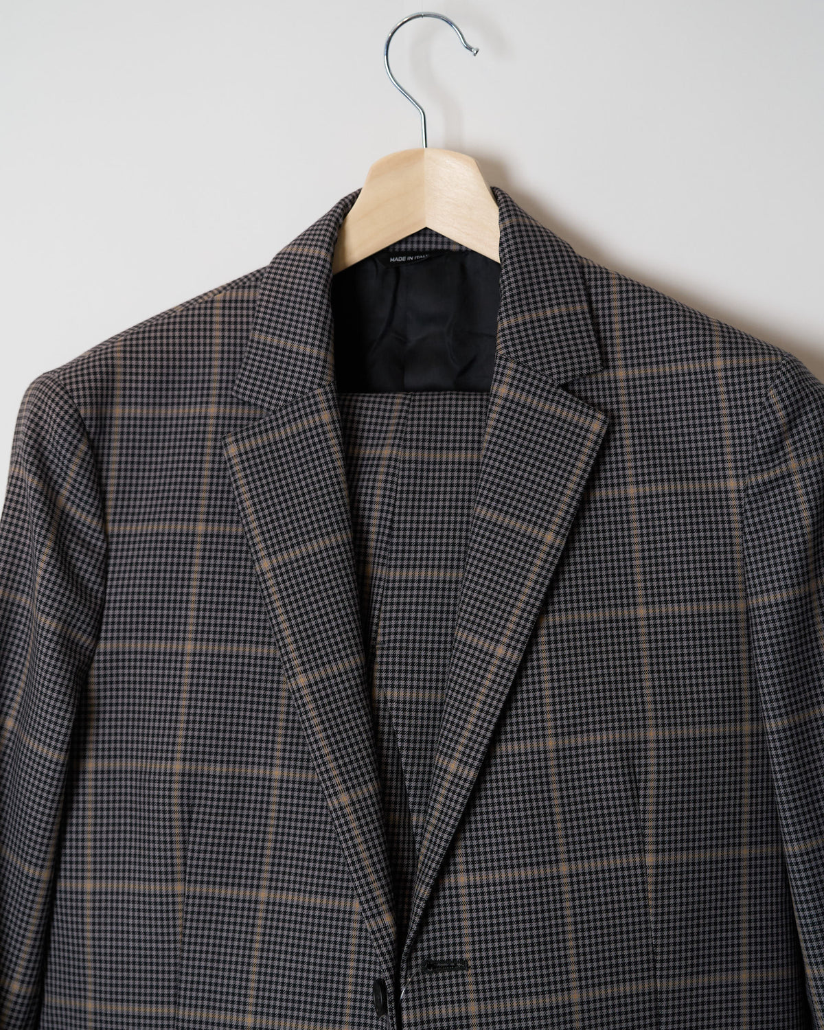 OAMC Grey Checked Virgin Wool Suit