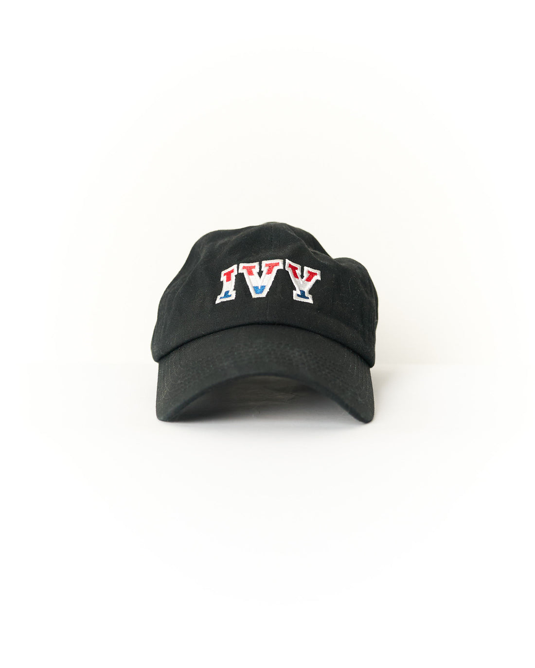 An Ivy Black Tricolour Logo Cap