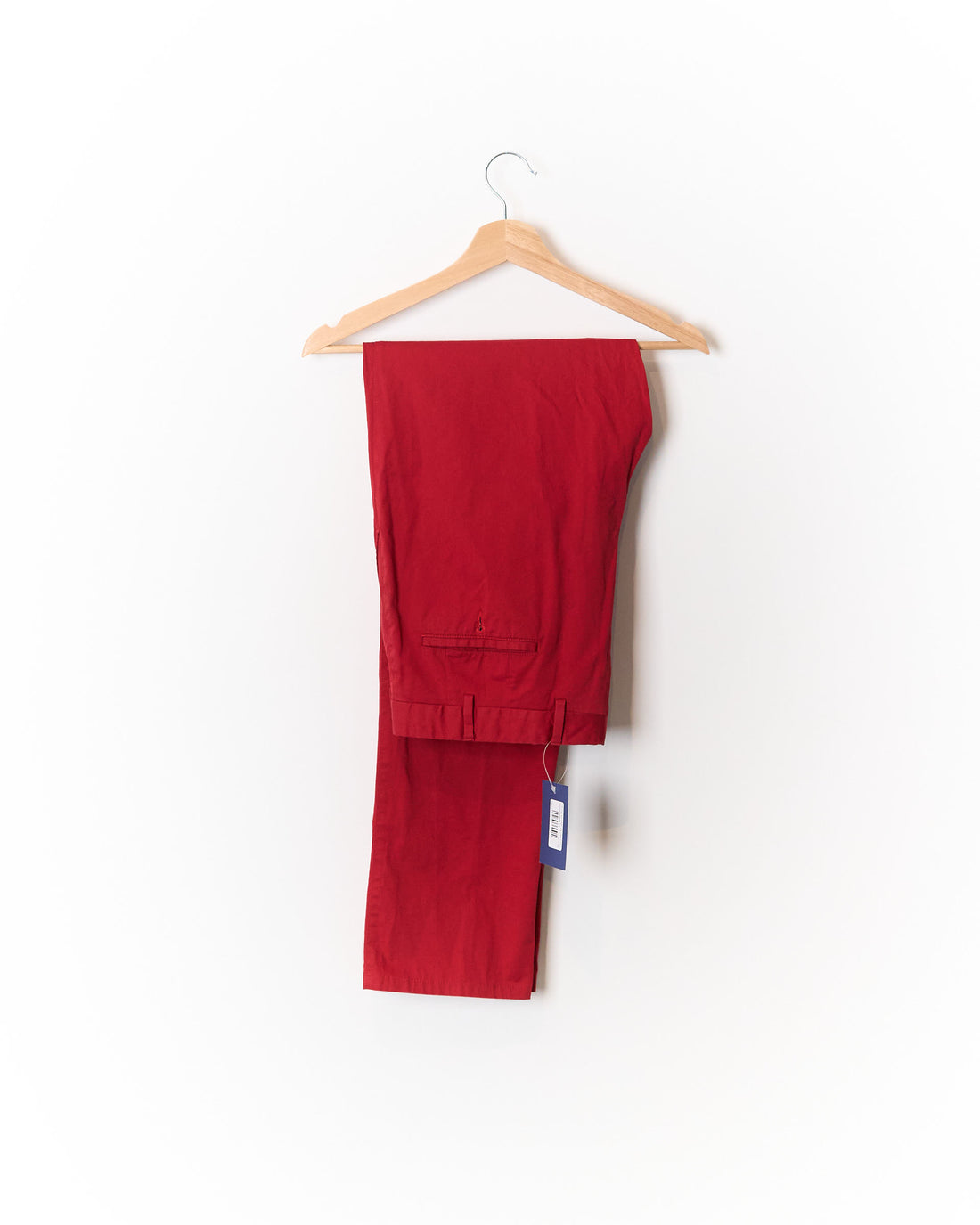 Pal Zileri Red Stright Leg Cotton Chinos