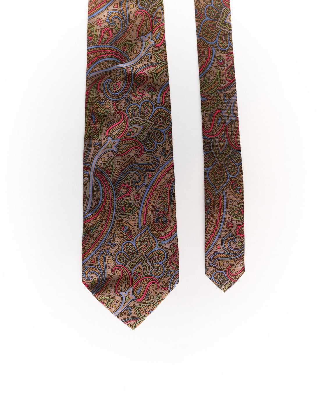 Stenströms Red Paisley Hand Made Silk Tie