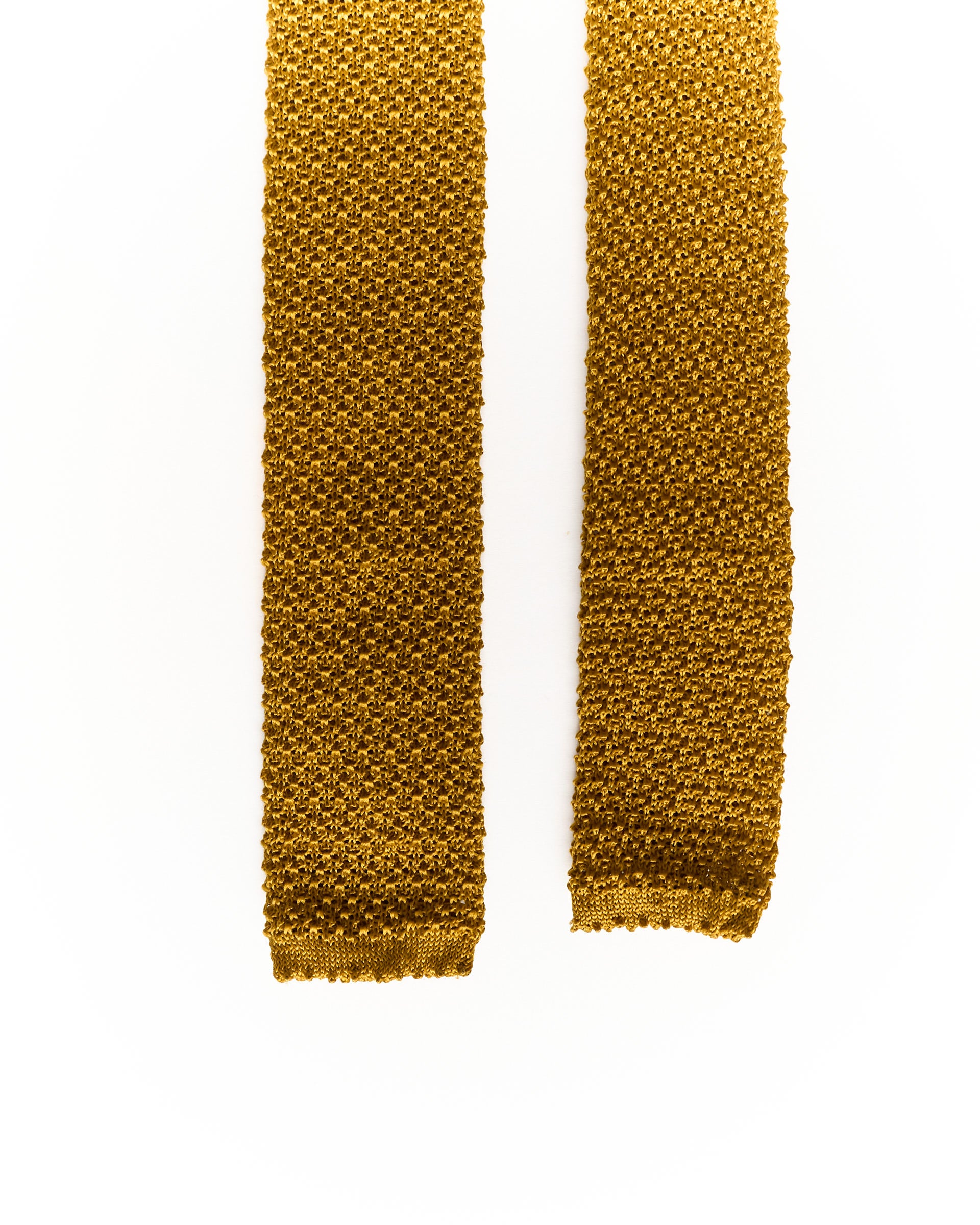 Yellow Vintage Slim Knit Tie