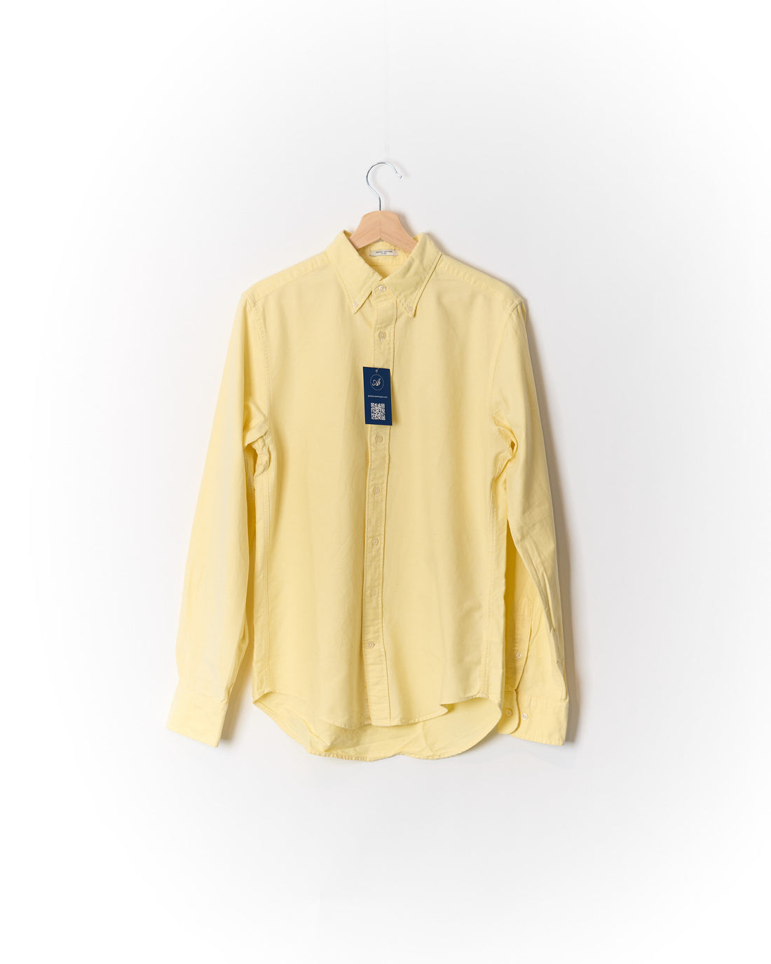 Gant Yellow Perfect Oxford Fitted Button Down Cotton Shirt
