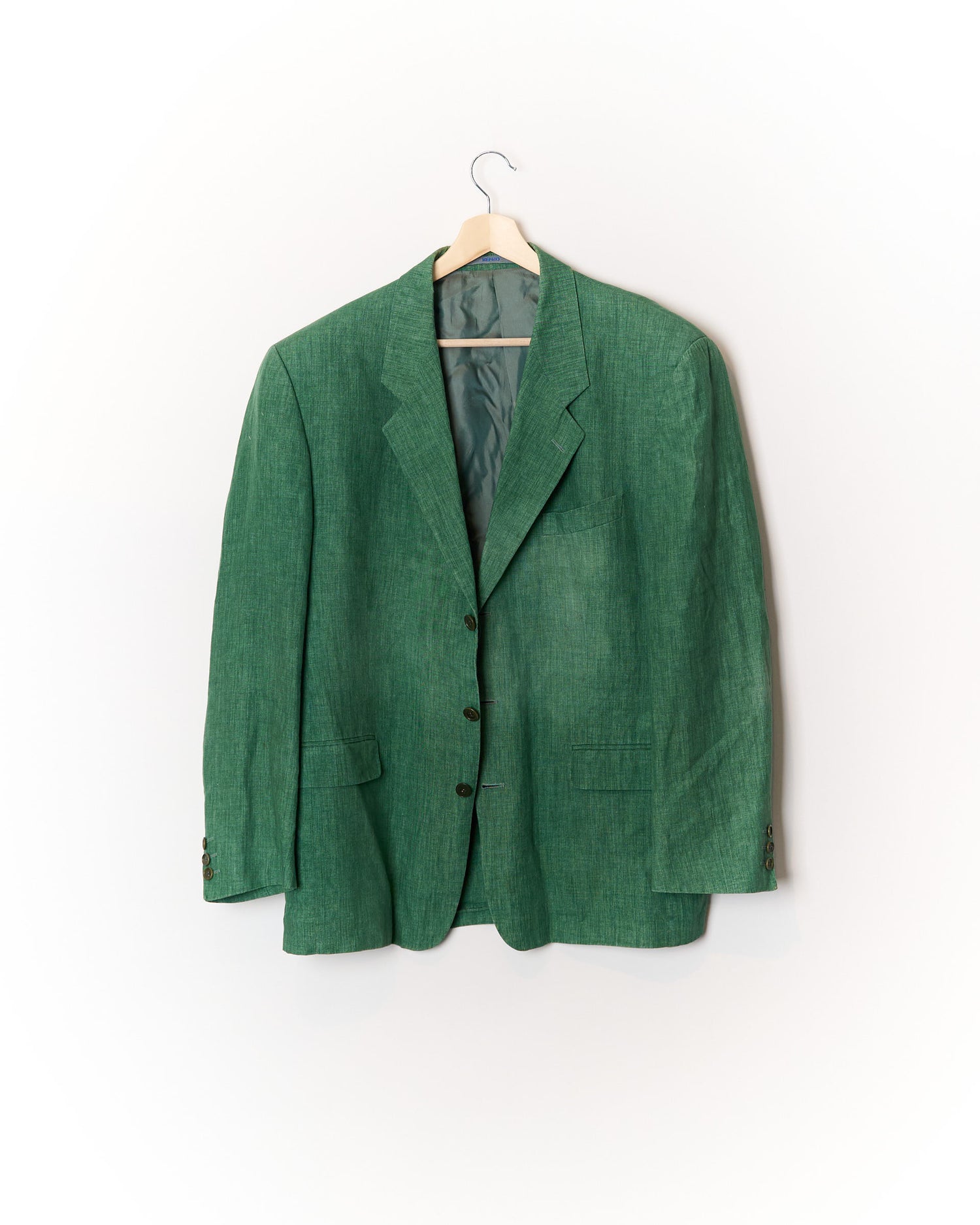 Kenzo Green Linen Sport Jacket Blazer