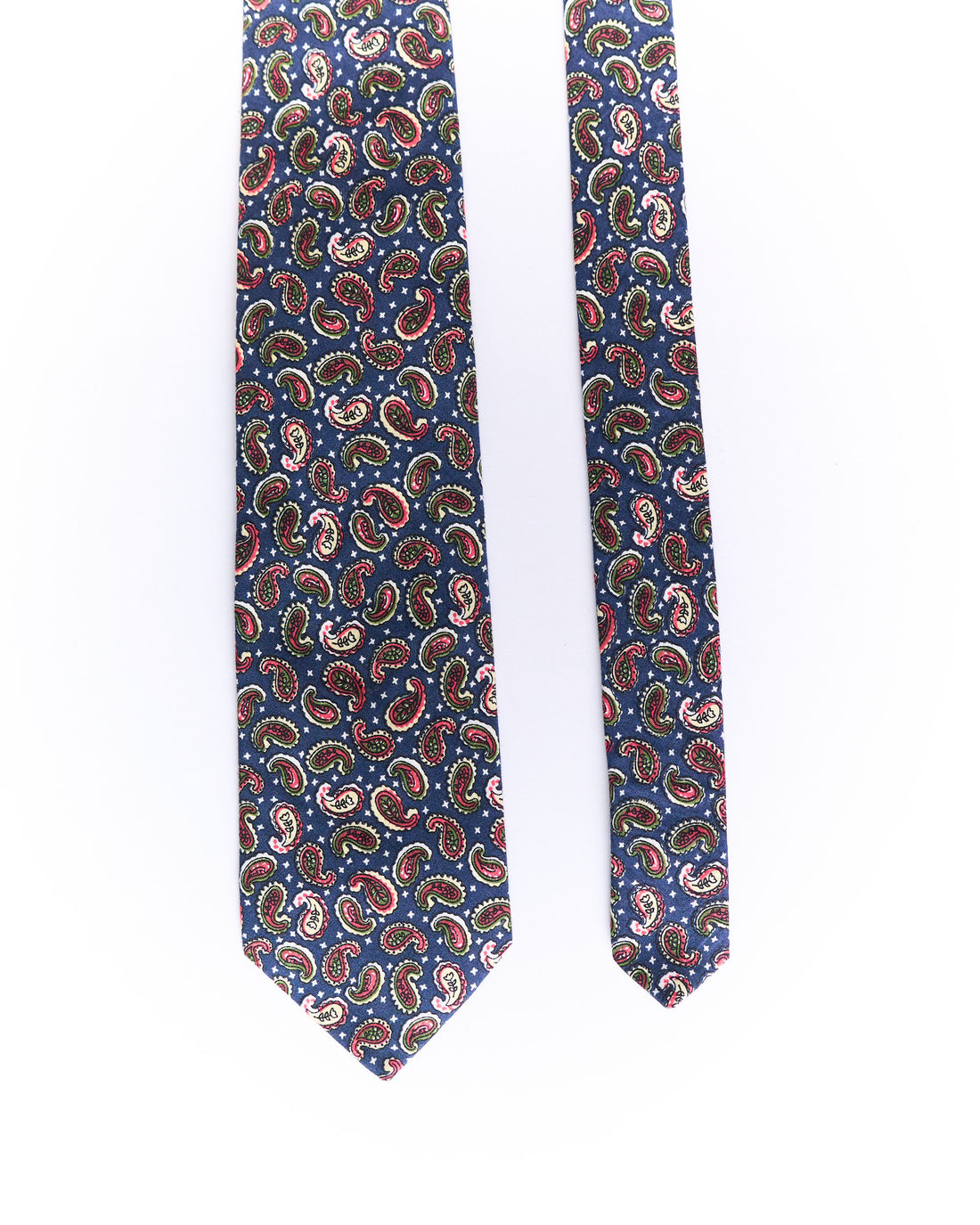 Otaa Navy Paisley Hand Made Cotton Tie