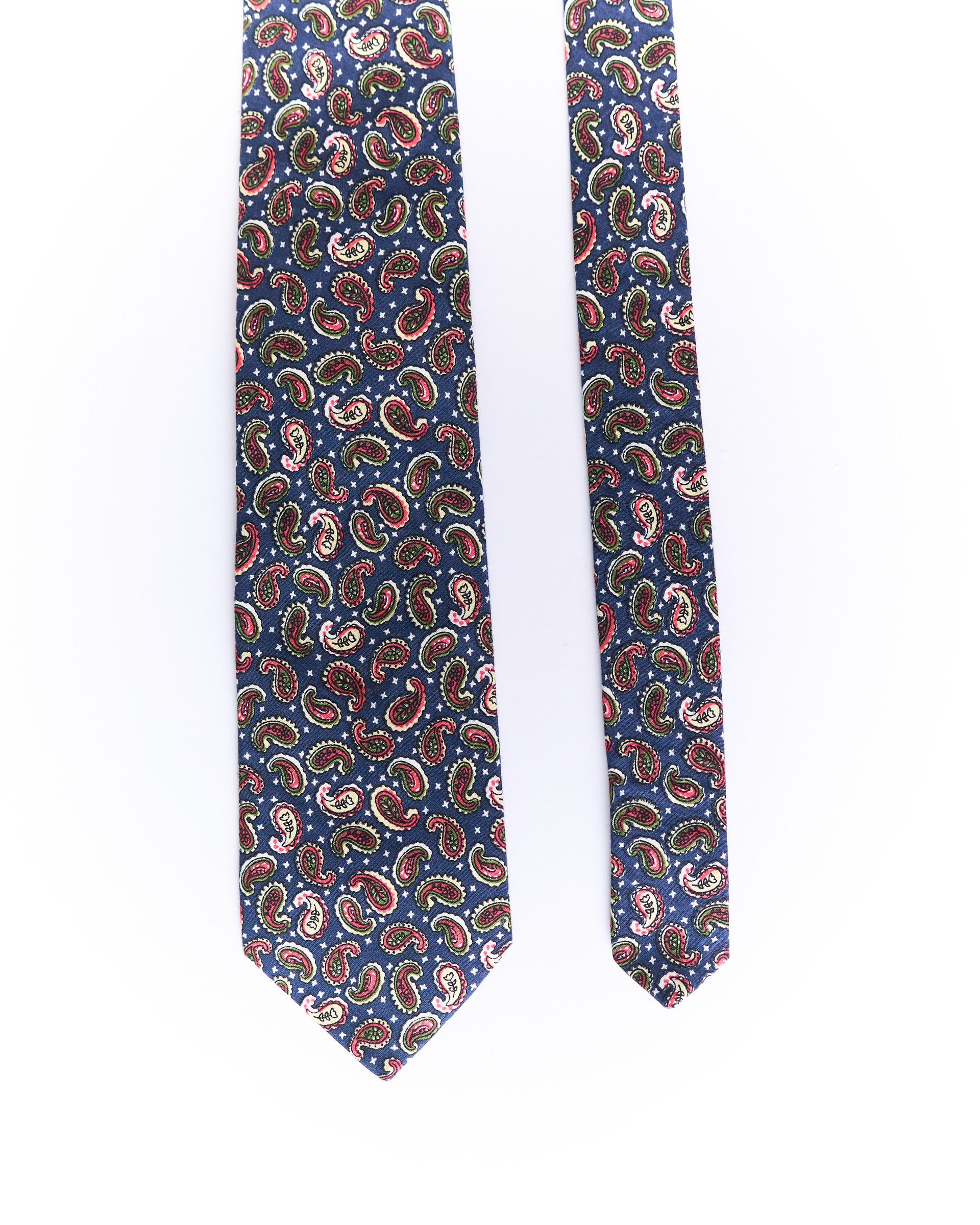 Otaa Navy Paisley Hand Made Cotton Tie