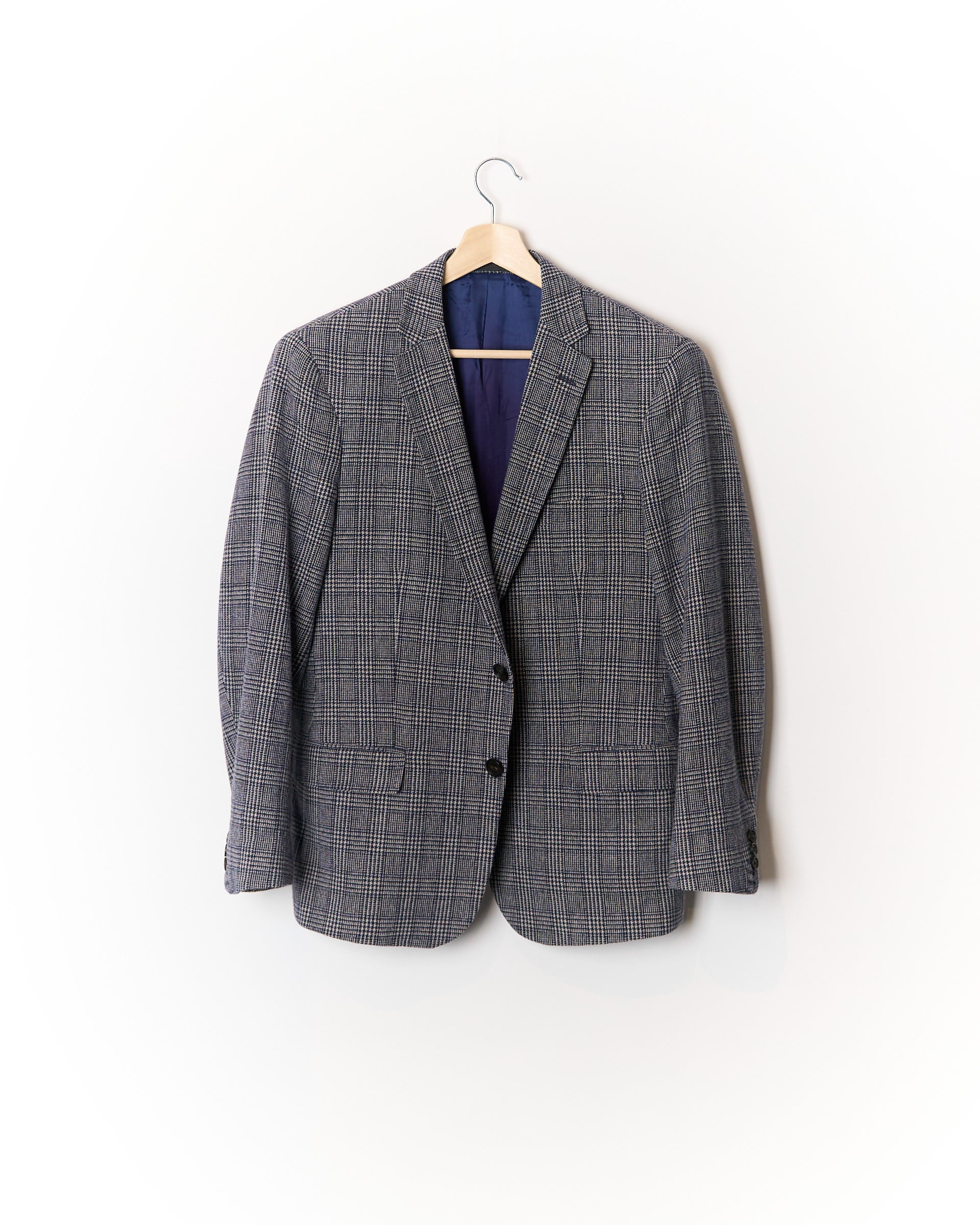 Gant Grey Checkered Sport Jacket Wool Blazer