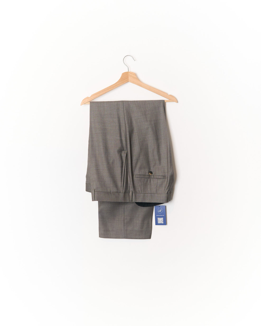 Hugo Boss Grey Virgin Wool Dress Pants