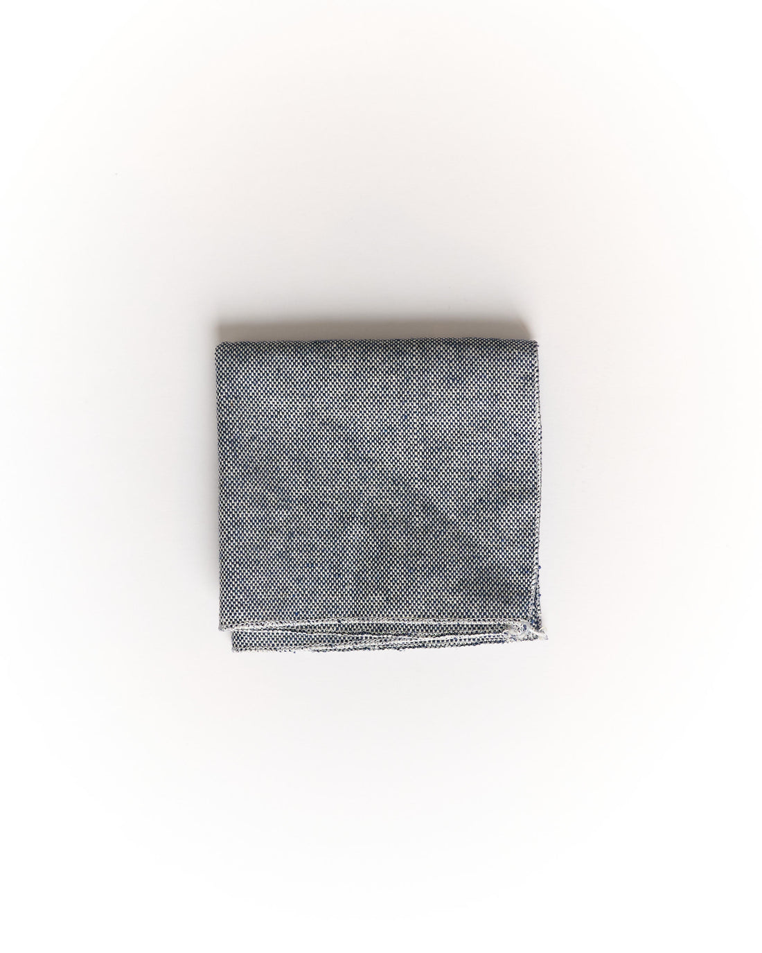 Otaa Grey Linen Pocket Square