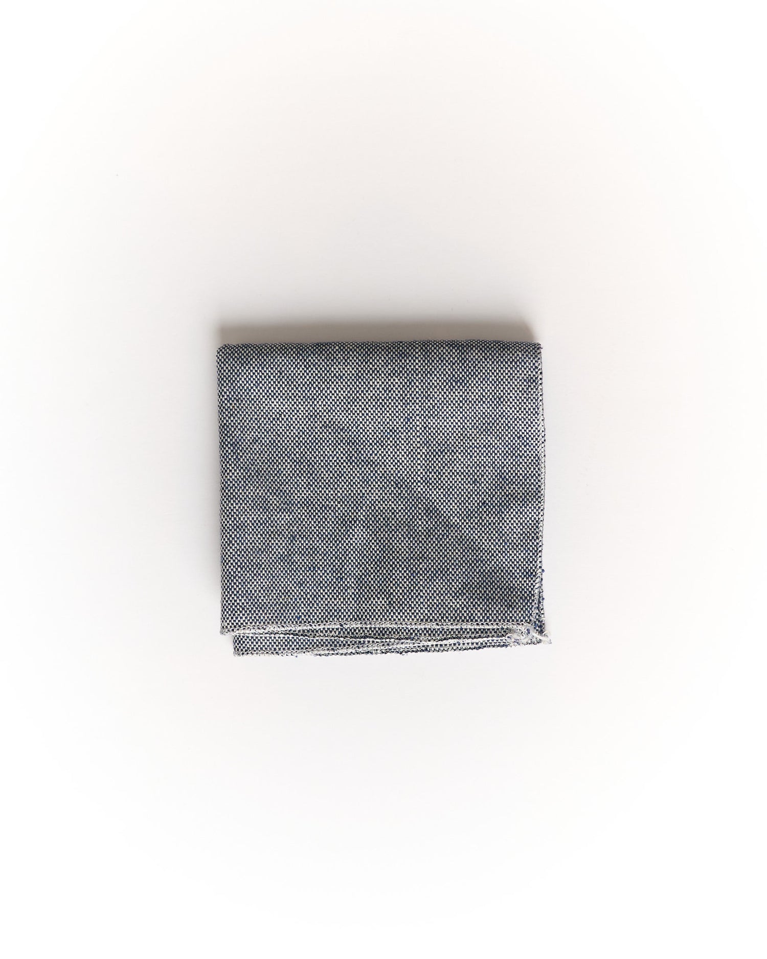 Otaa Grey Linen Pocket Square