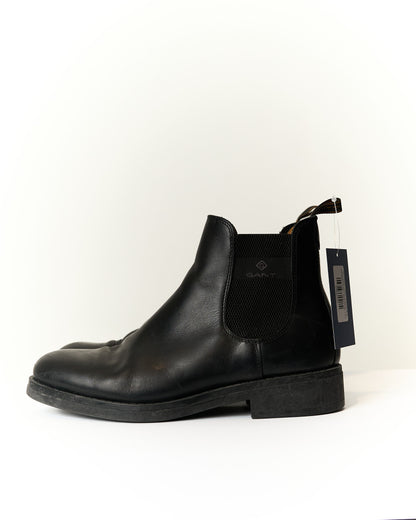 Gant Black Leather Chelsea Boot