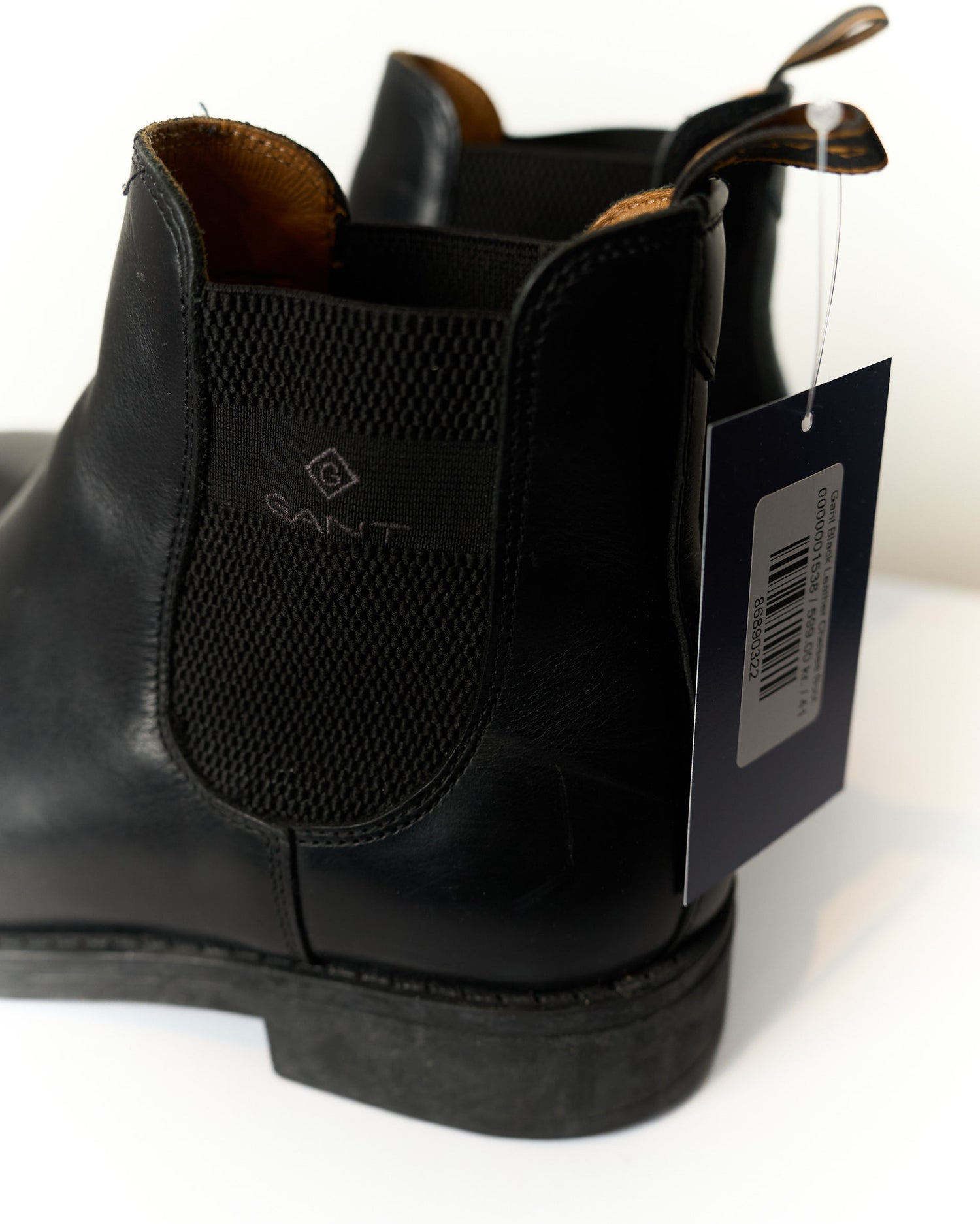 Gant Black Leather Chelsea Boot
