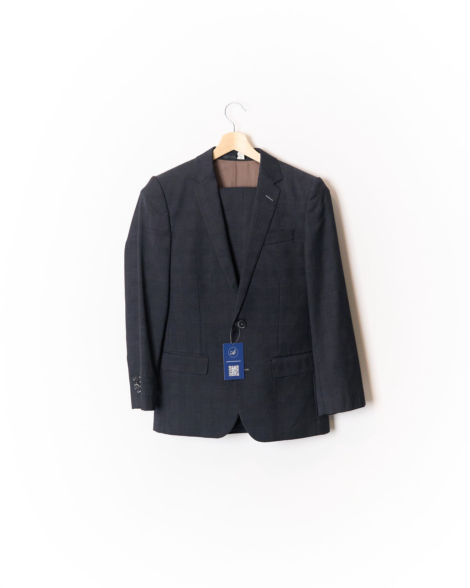 Studio Milano Dark Checkered Suit