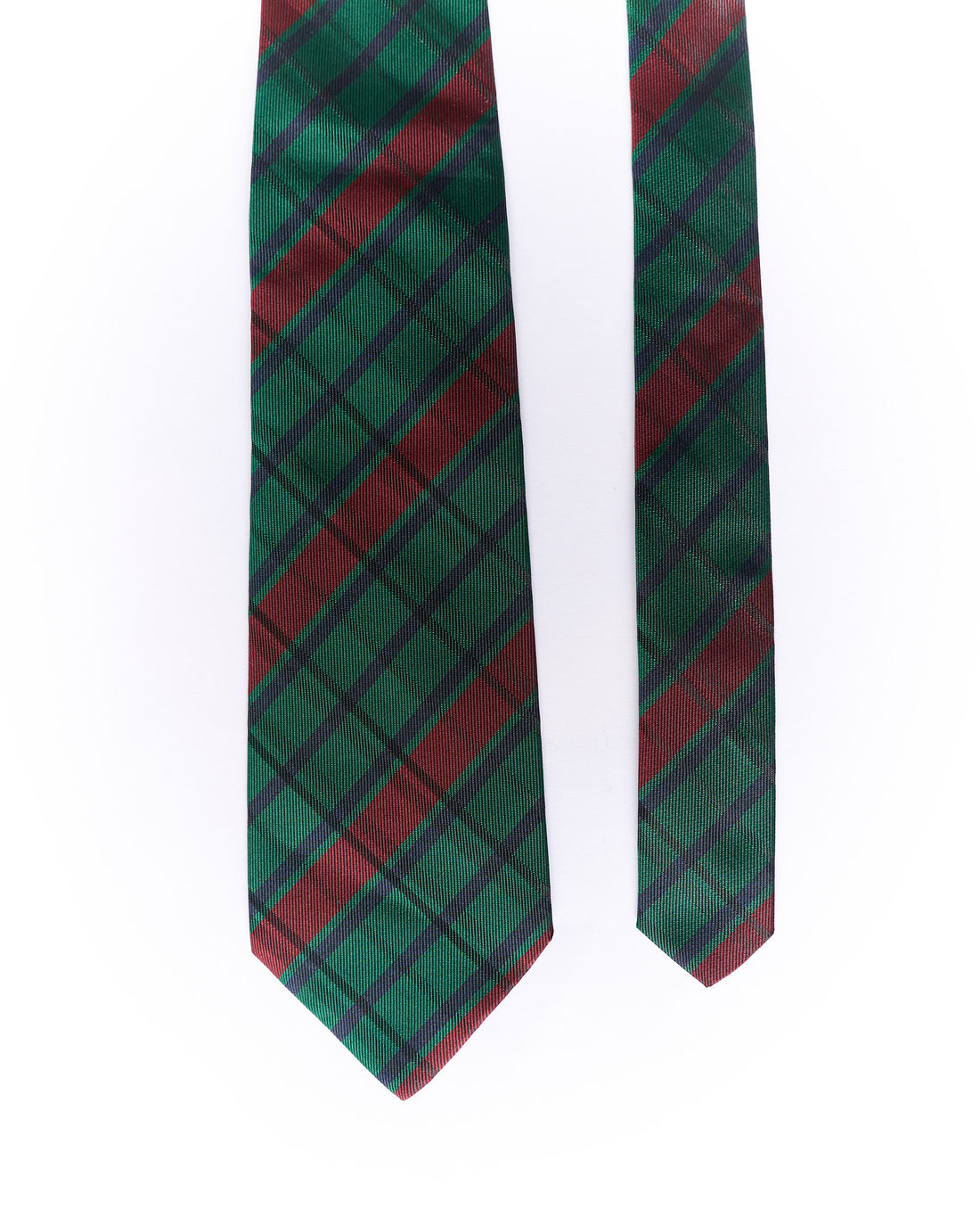 Gant Green, Red and Navy Checkered Silk Tie
