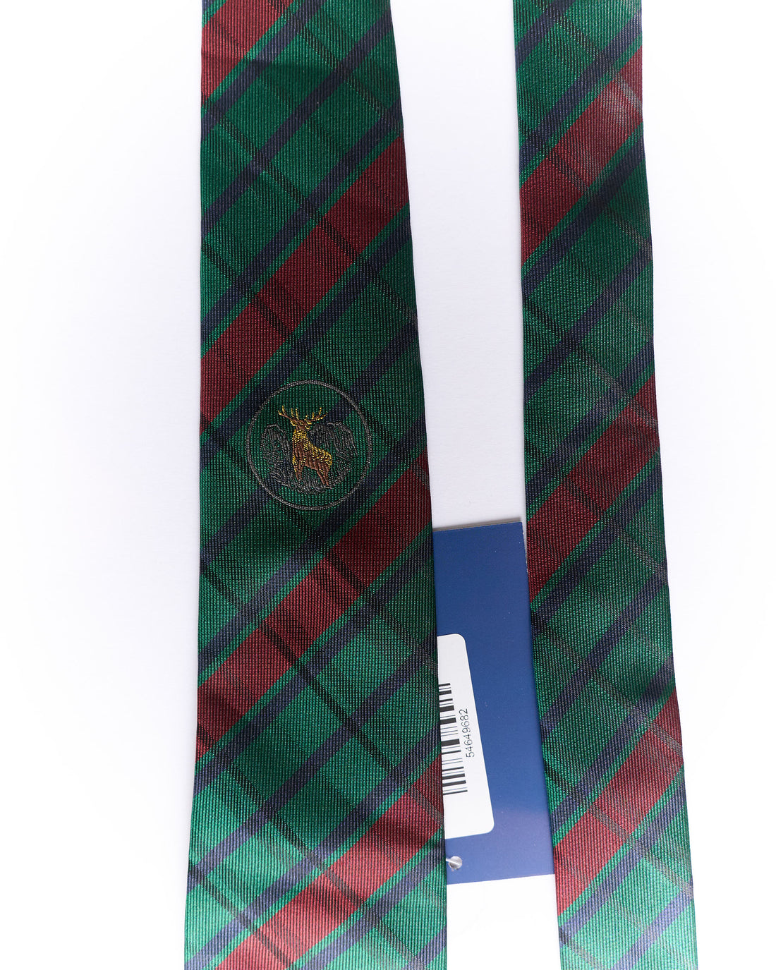 Gant Green, Red and Navy Checkered Silk Tie