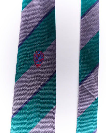 Gant Green, Purple and Navy Striped Silk Tie