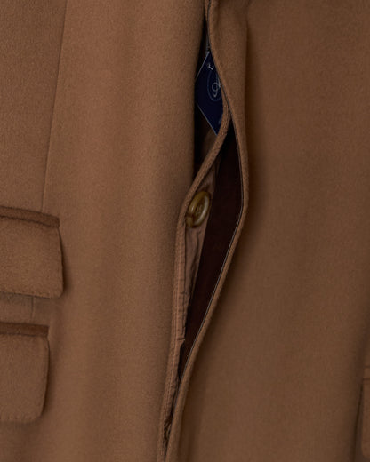 Ermenegildo Zegna Camel Brown Wool Coat