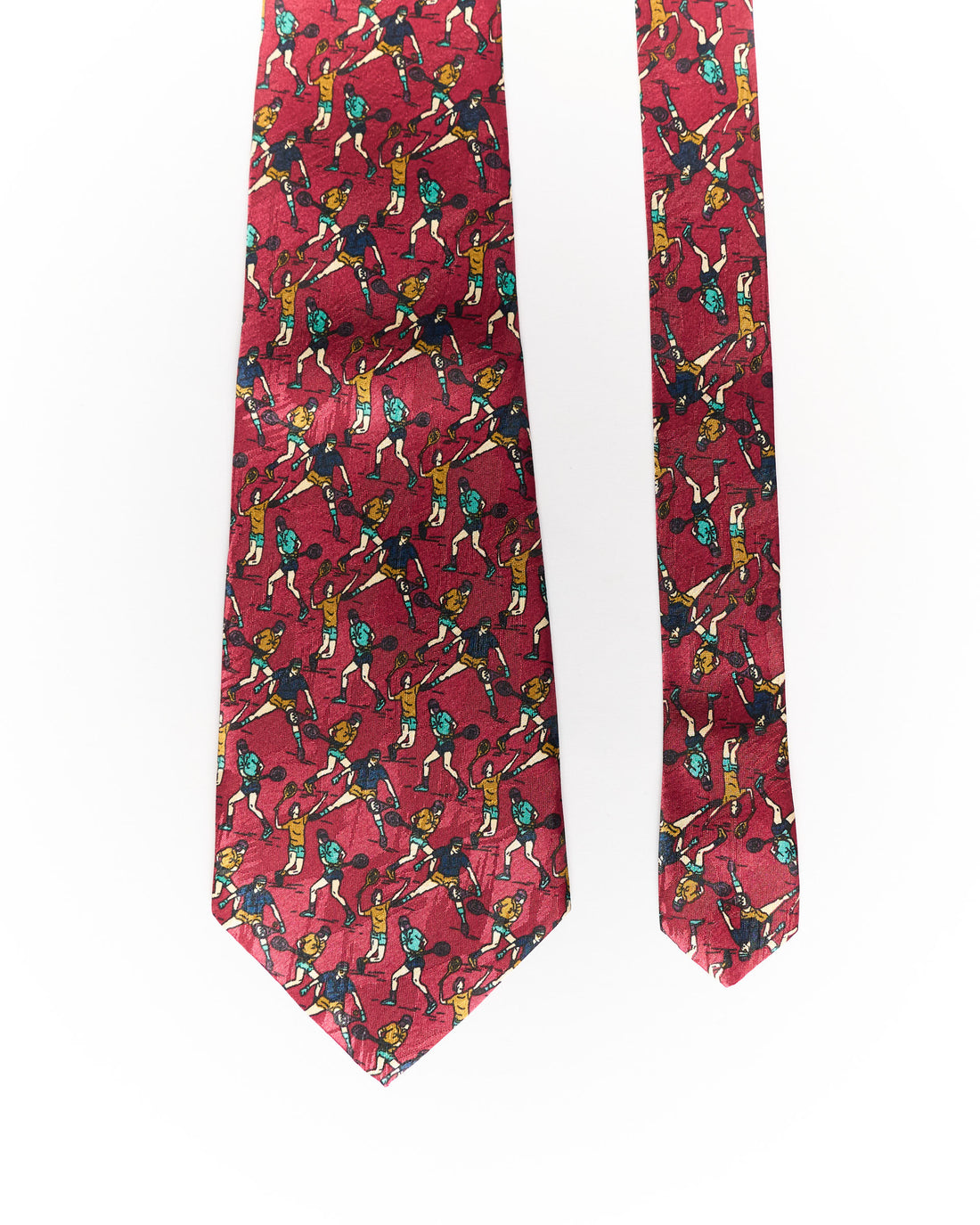 Cellini Red Tennis Motif Tie