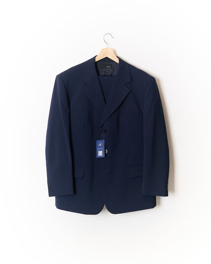 Holborn Navy Straigt Leg Wool Suit