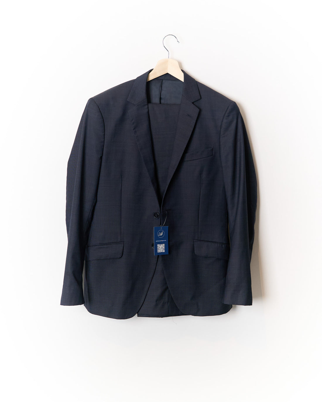 Bertoni Grey Wool Suit
