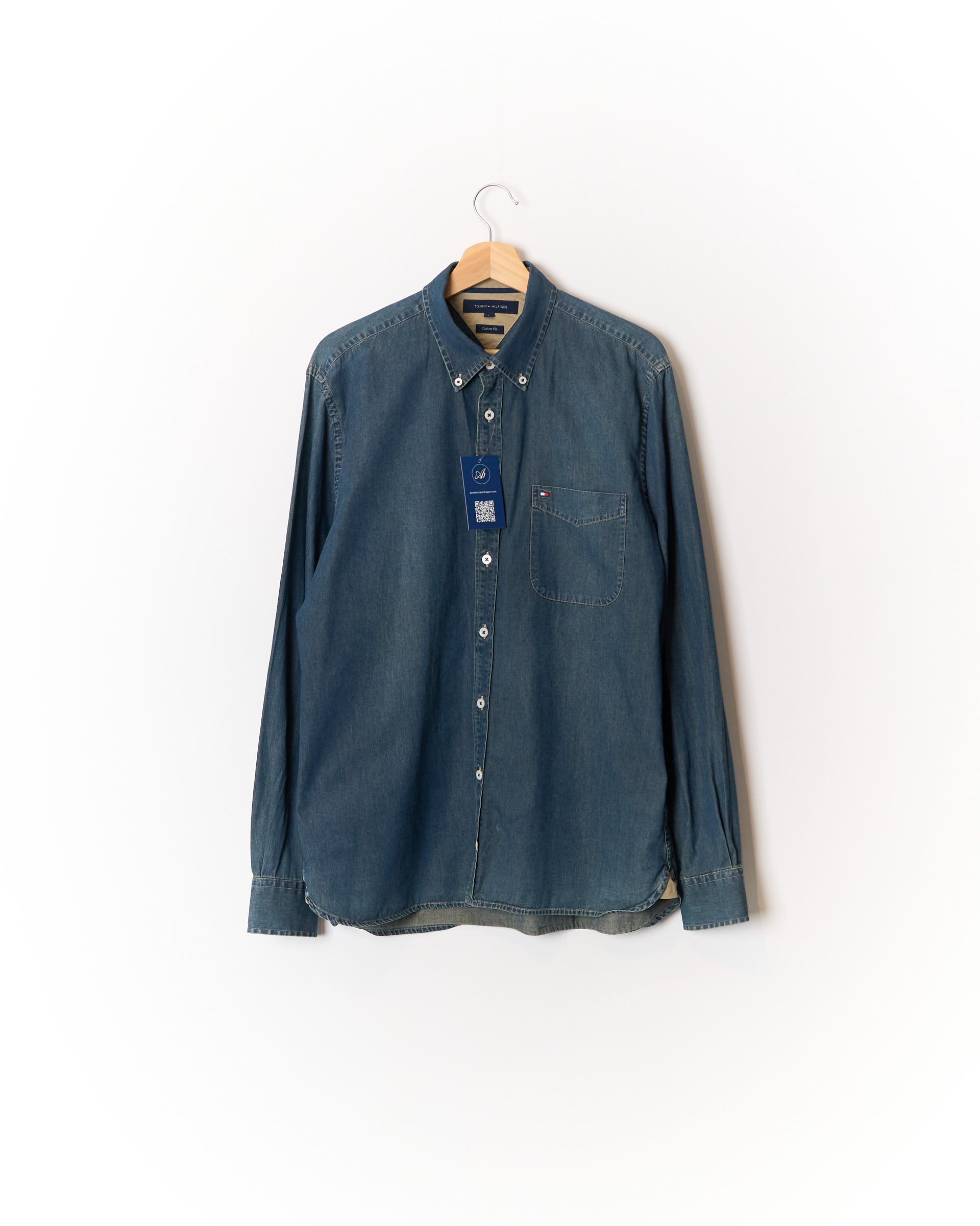 Tommy Hilfiger Denim Custom Fit Cotton Shirt