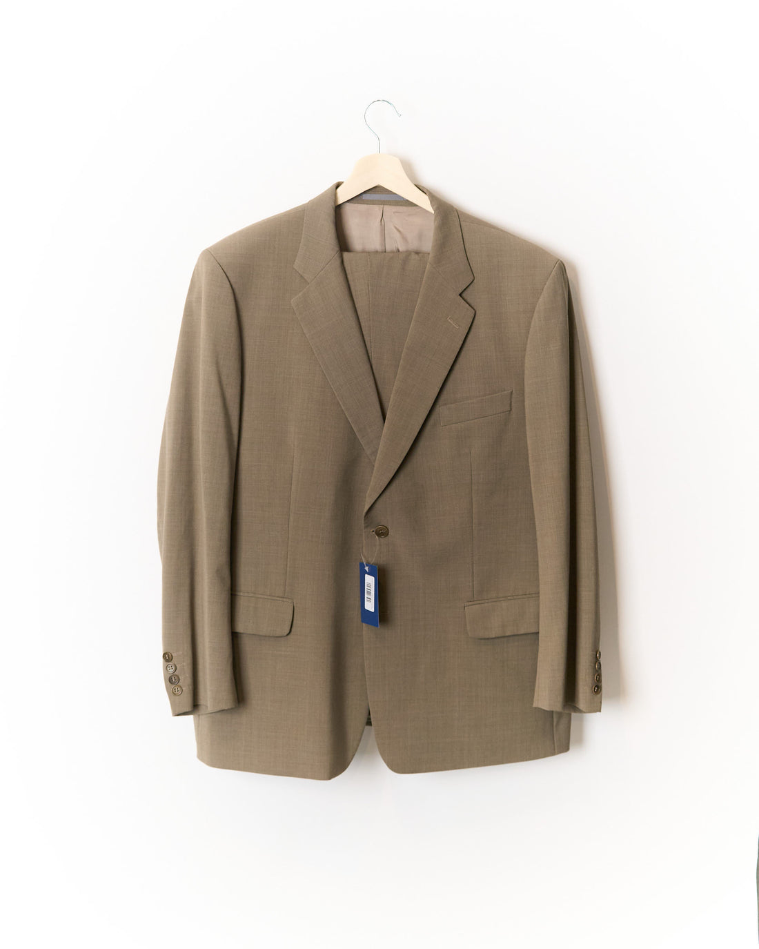 Turo Tailor Brown Straight Leg Wool Suit