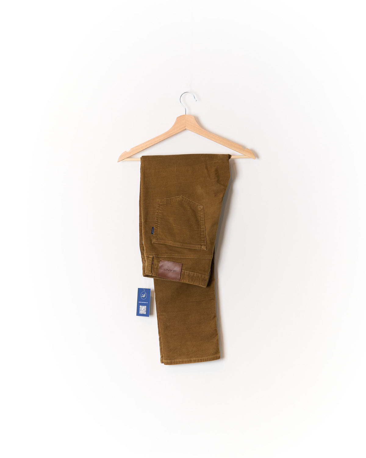Gant Dark Brown Corduroy Cotton Trousers