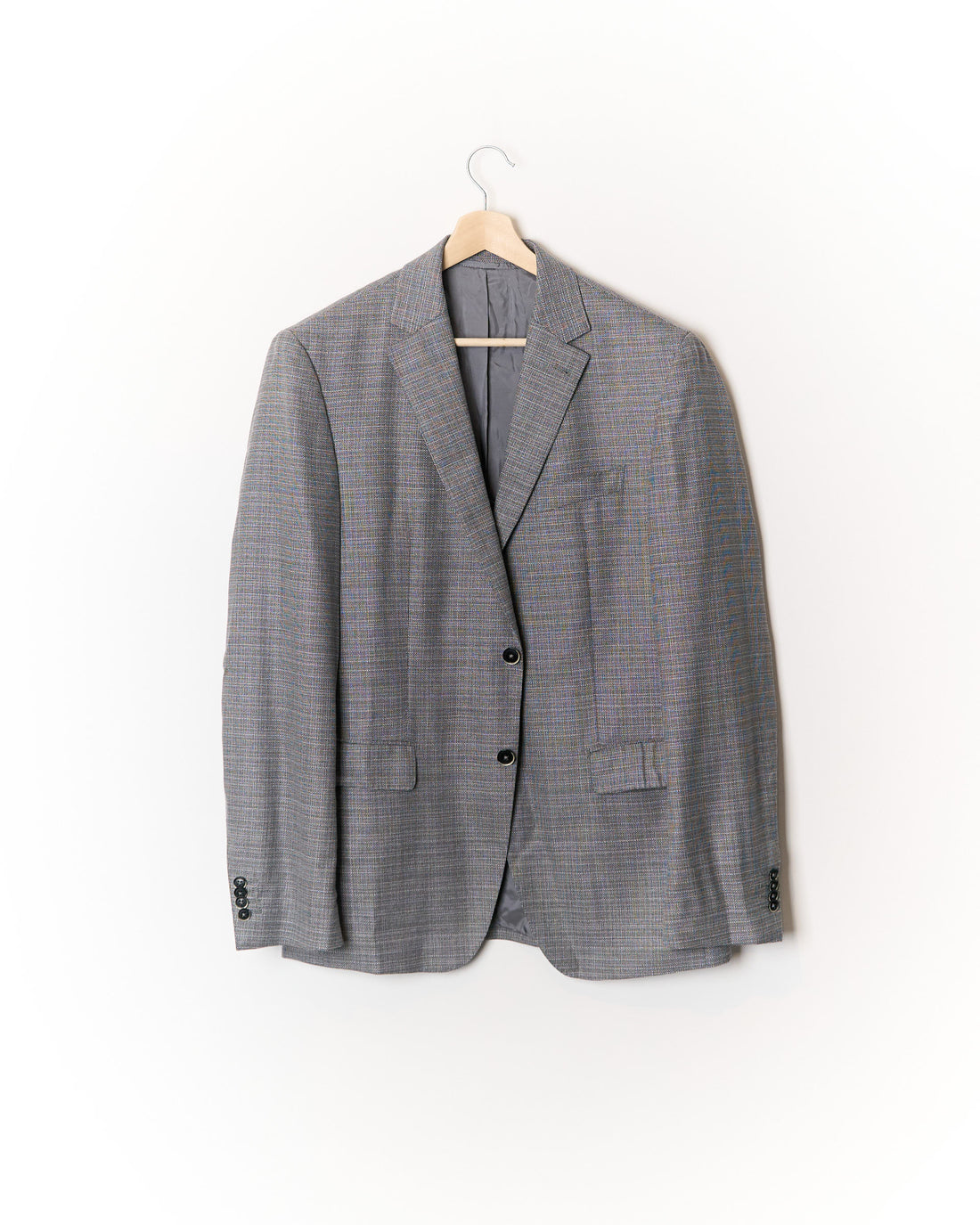Baldessarini Grey Rennon Virgin Wool Blazer