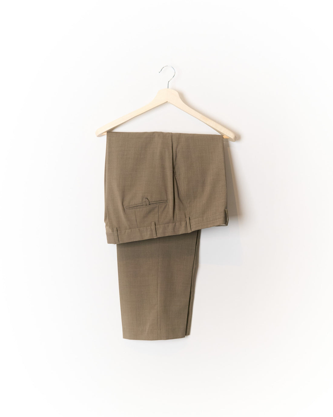 Turo Tailor Brown Straight Leg Wool Suit