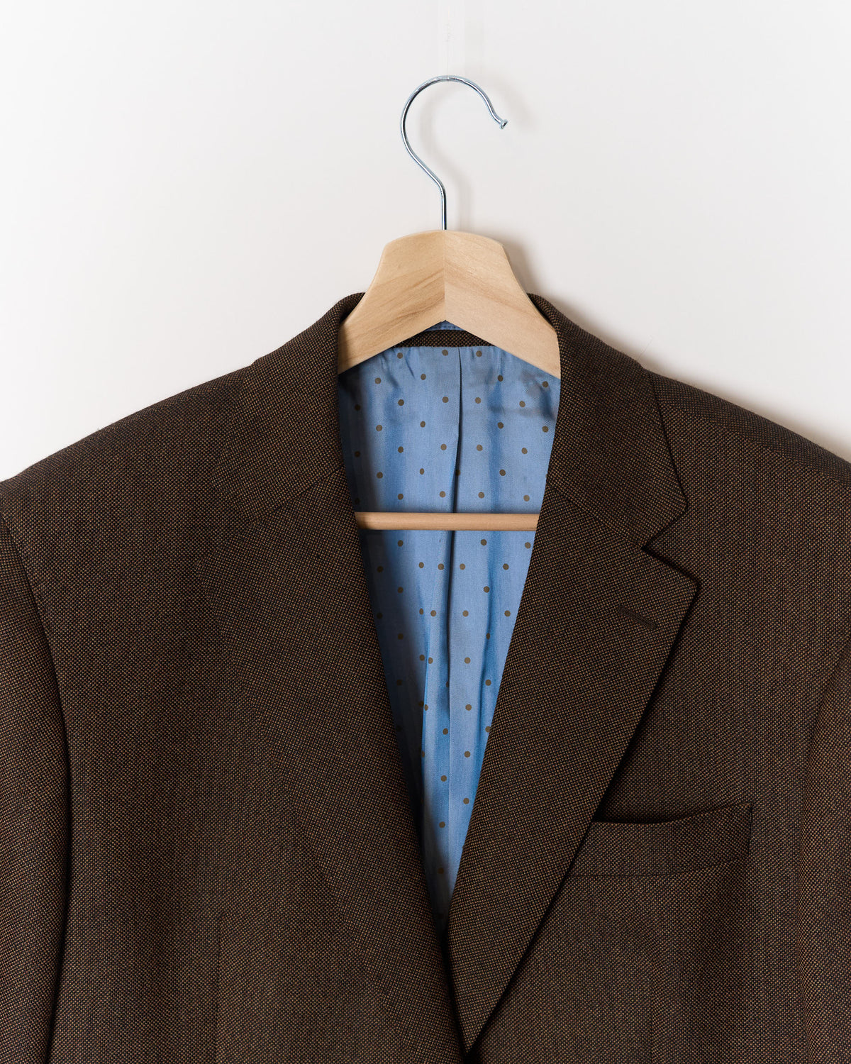 SAND Copenhagen Brown Virgin Wool Blazer