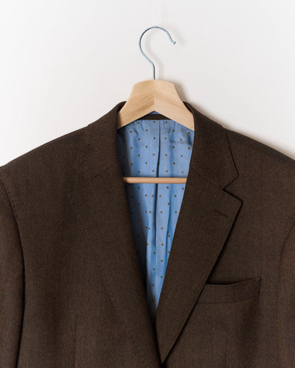 SAND Copenhagen Brown Virgin Wool Blazer