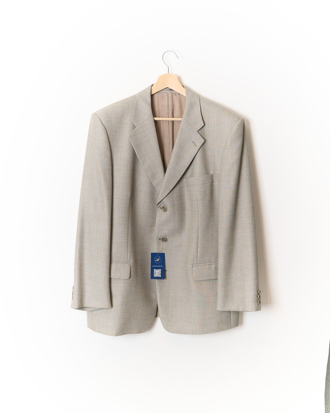Turo Beige Sport Jacket Wool Blazer
