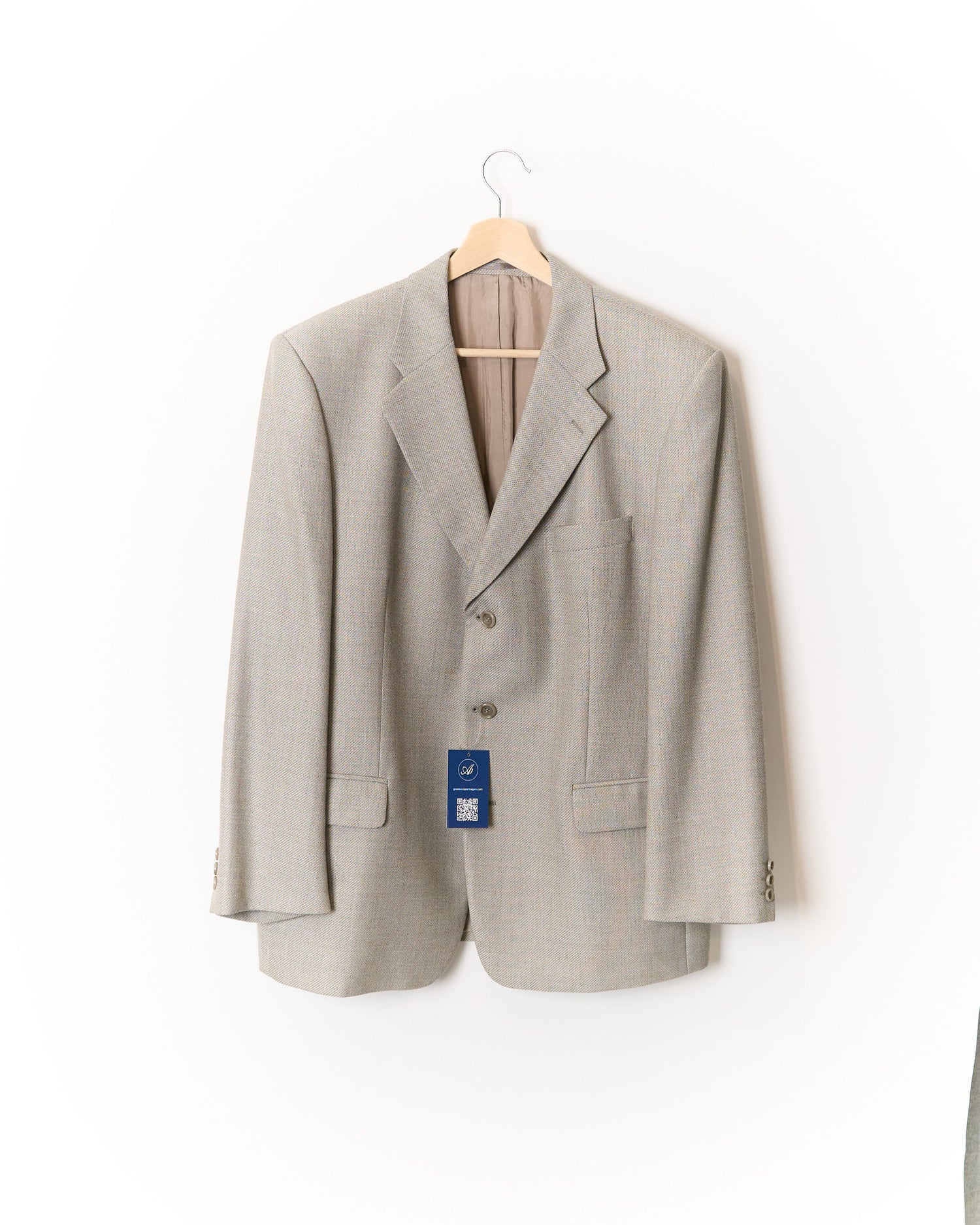 Turo Beige Sport Jacket Wool Blazer