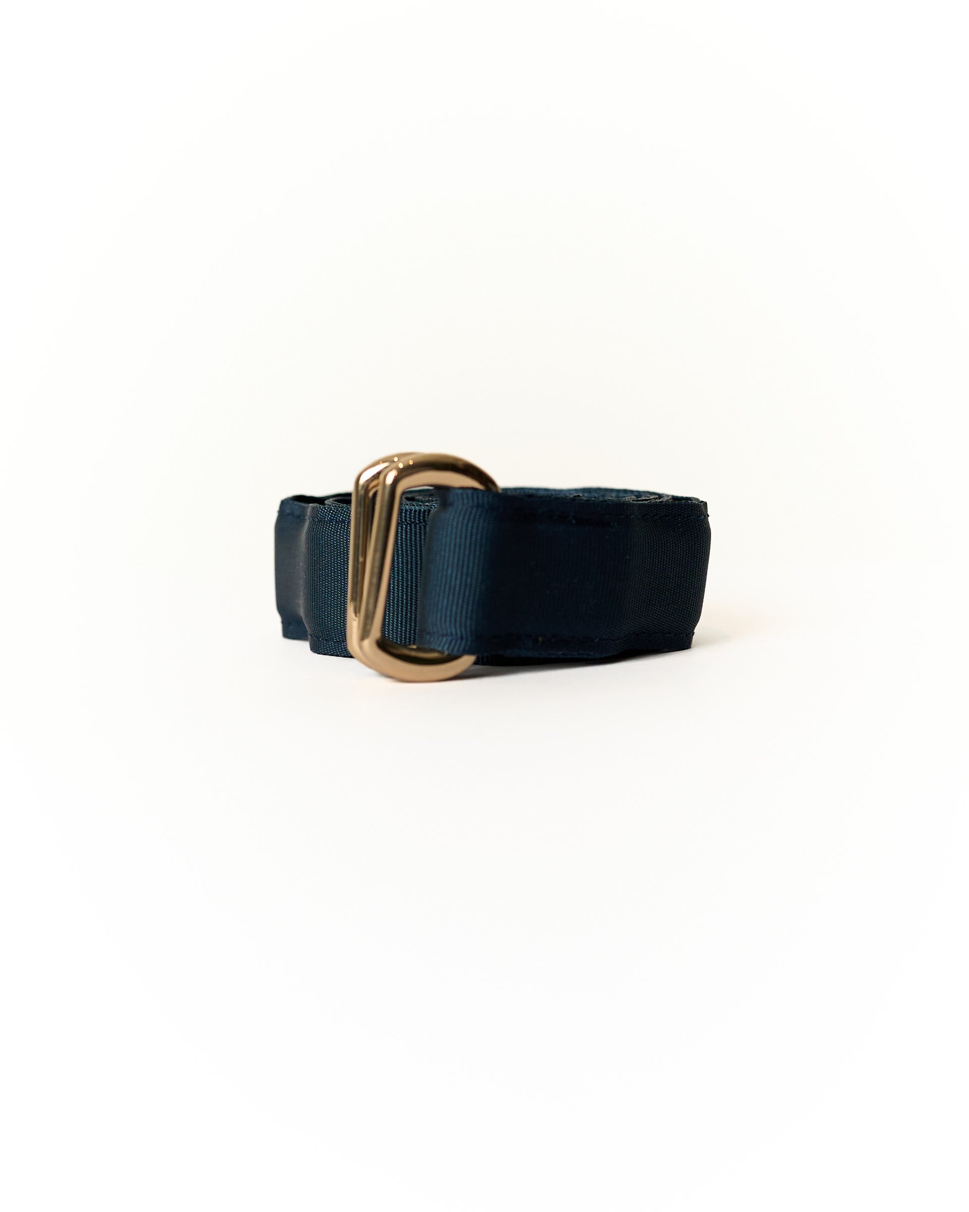 An Ivy Navy D-Ring Belt