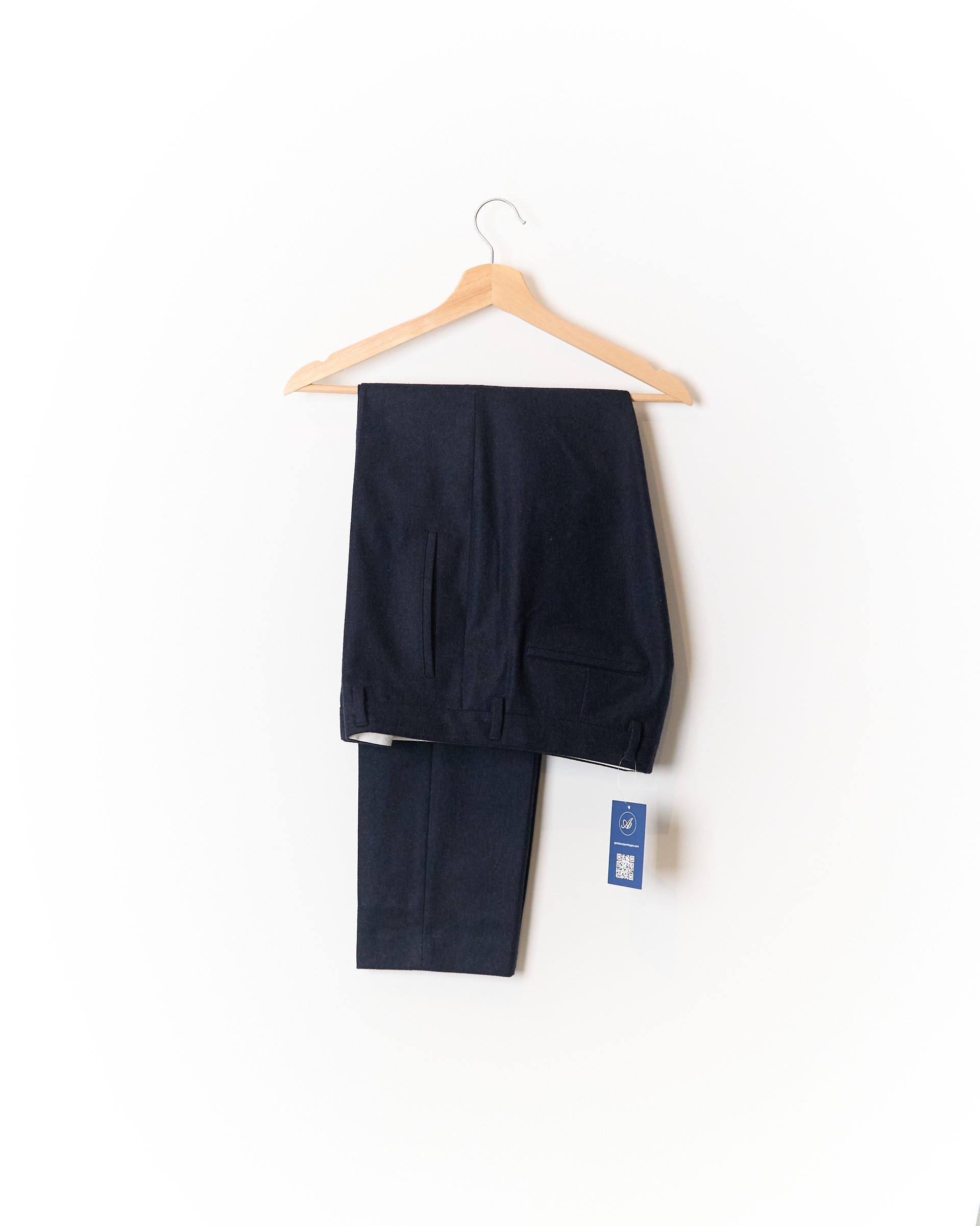 A.P.C. Dunkelblaue Chinos aus Wolle