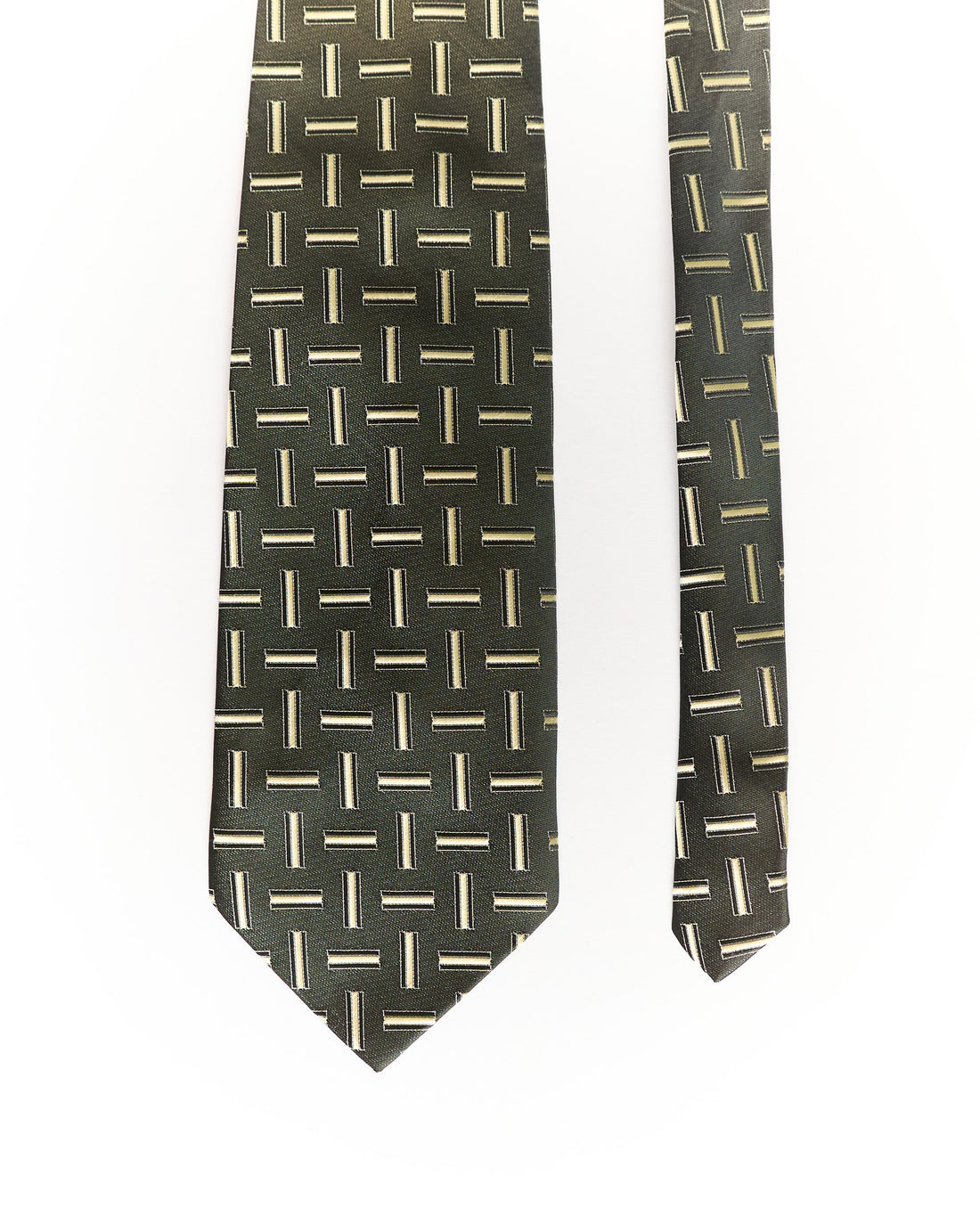 Giorgio Armani Dark Grey Vintage Silk Tie