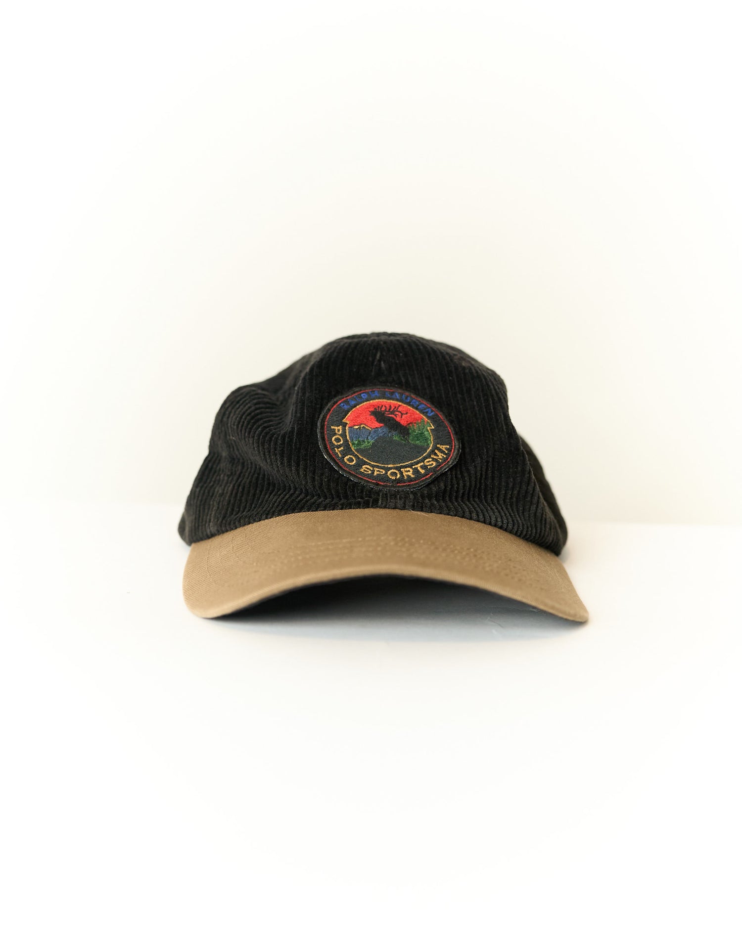 Ralph Lauren Polo Sport Brown Corduray Adjustable Cotton Cap