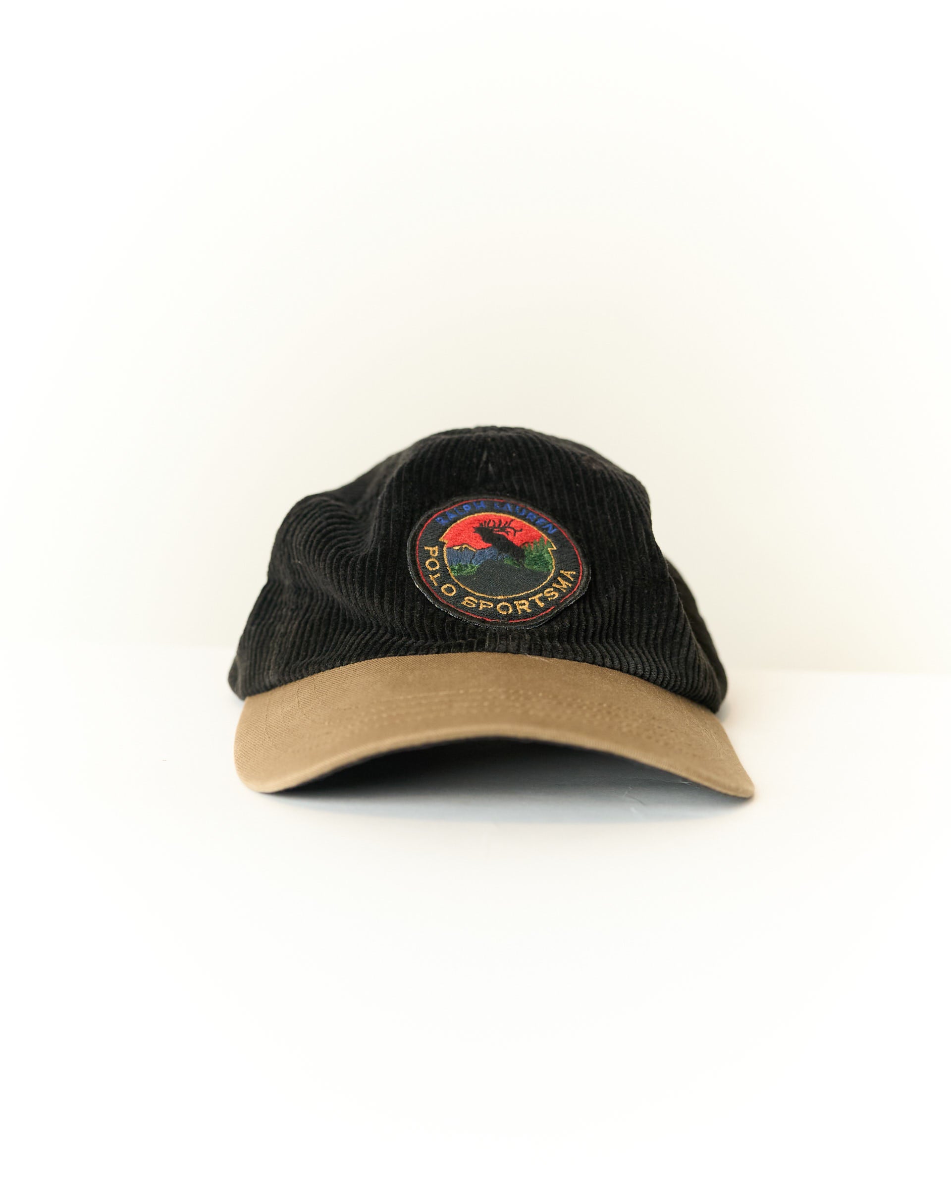 Ralph Lauren Polo Sport Brown Corduray Adjustable Cotton Cap