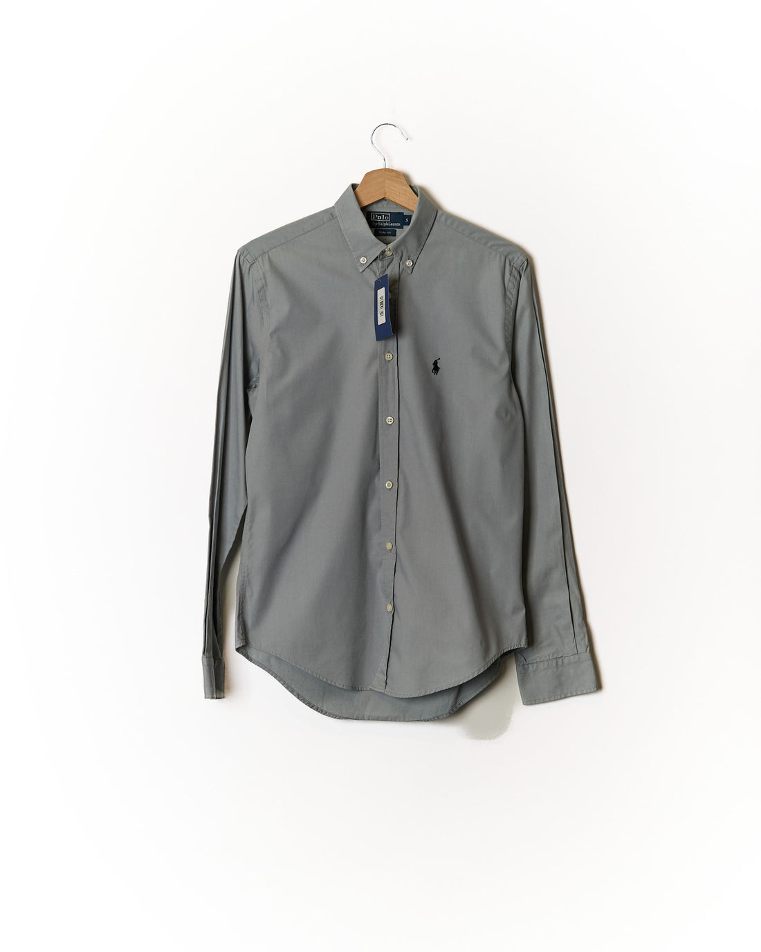 Polo Ralph Lauren Grey Slim Fit Button Down Shirt